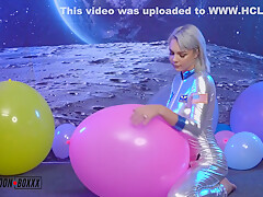 Gabbie Carter In Space Ballons