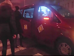 Perfect And Big Blonde Milf Fucking A Dude In Taxi