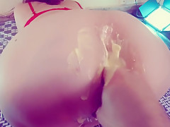 Rough Sex In Golden Shower And Whipped Cream Enema For The Perfect Anal Fuck